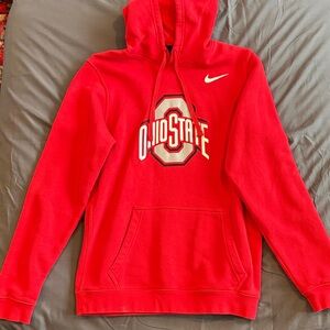 Nike Red Ohio State Pullover Hoodie